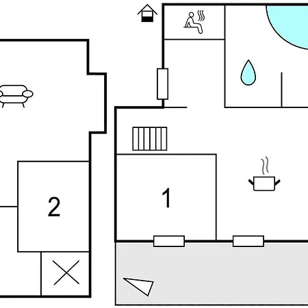 Сasa de vacaciones Three-bedroom In *